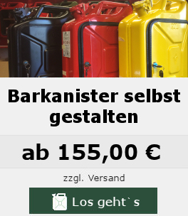 Die Kanisterbar als Geschenk